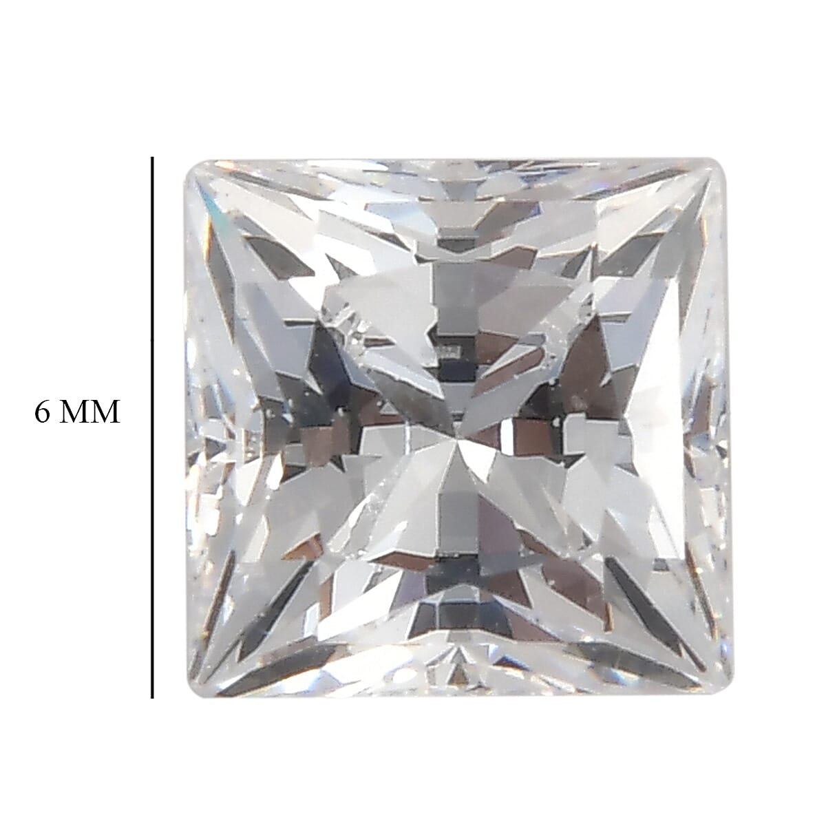 Finest CZ (Sqr 6 mm) 2.15 ctw