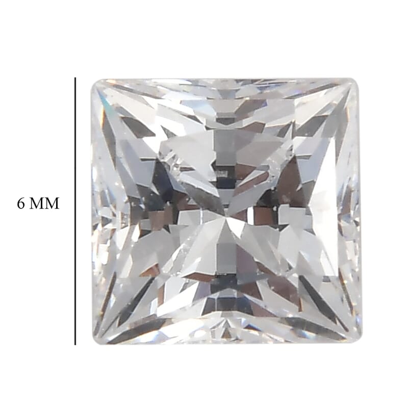 Finest CZ (Sqr 6 mm) 2.15 ctw