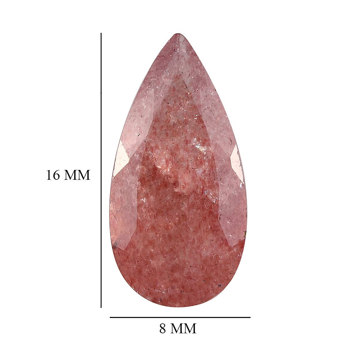 AA Natural Tanzanian Natronite (Pear 16x8 mm) 3.90 ctw