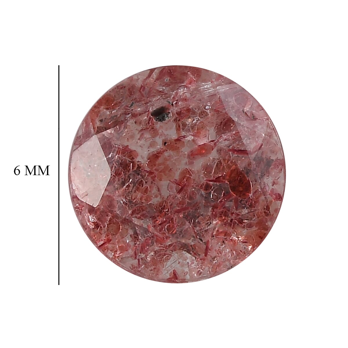 AA Natural Tanzanian Natronite (Rnd 6 mm) 0.58 ctw