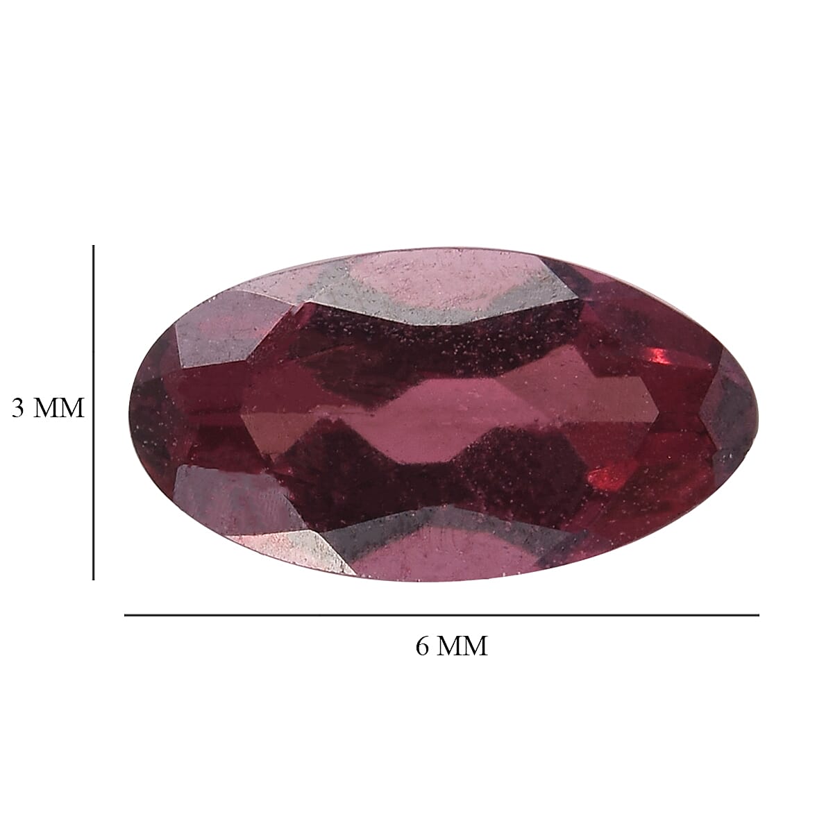 AA Tanzanian Wine Garnet (Ovl 6x3 mm) 0.32 ctw image number 3