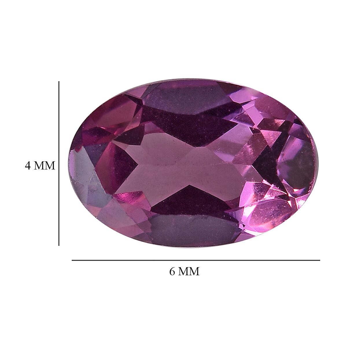 Tanzanian Wine Garnet (Ovl 6x4 mm) 0.48 ctw image number 3