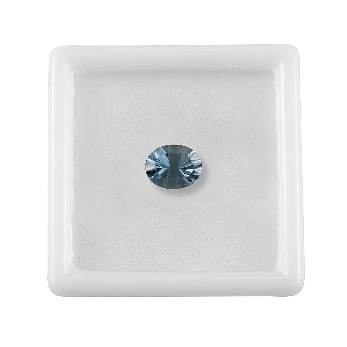 Belgian Teal Fluorite (Ovl 9x7 mm) 1.81 ctw image number 2