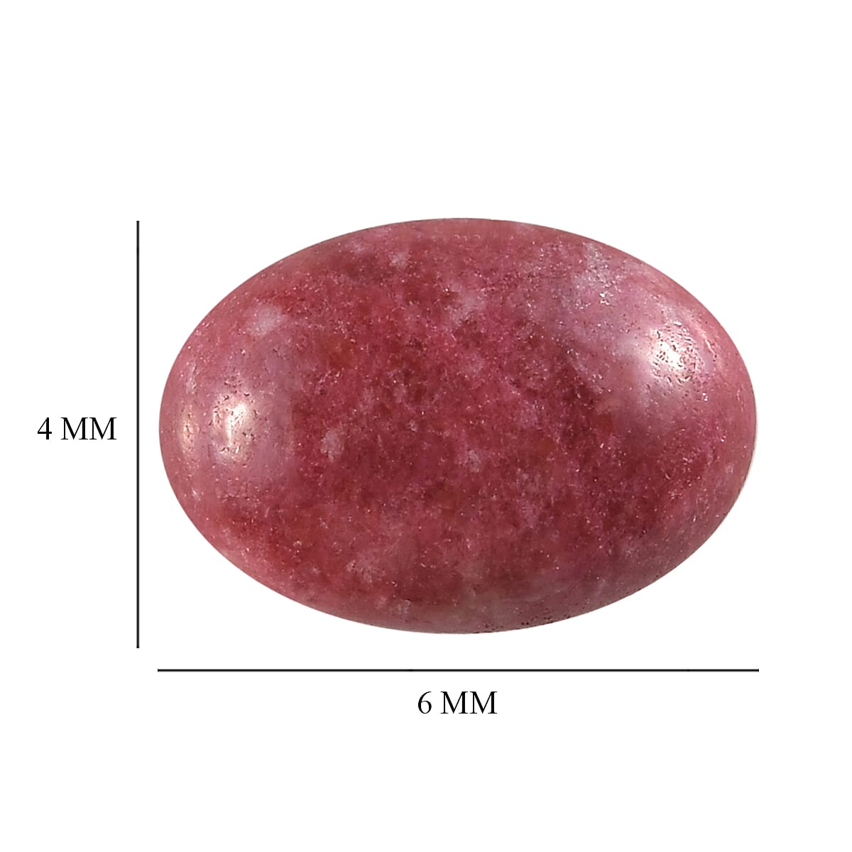 Norwegian Thulite (Ovl 6x4 mm) 0.55 ctw