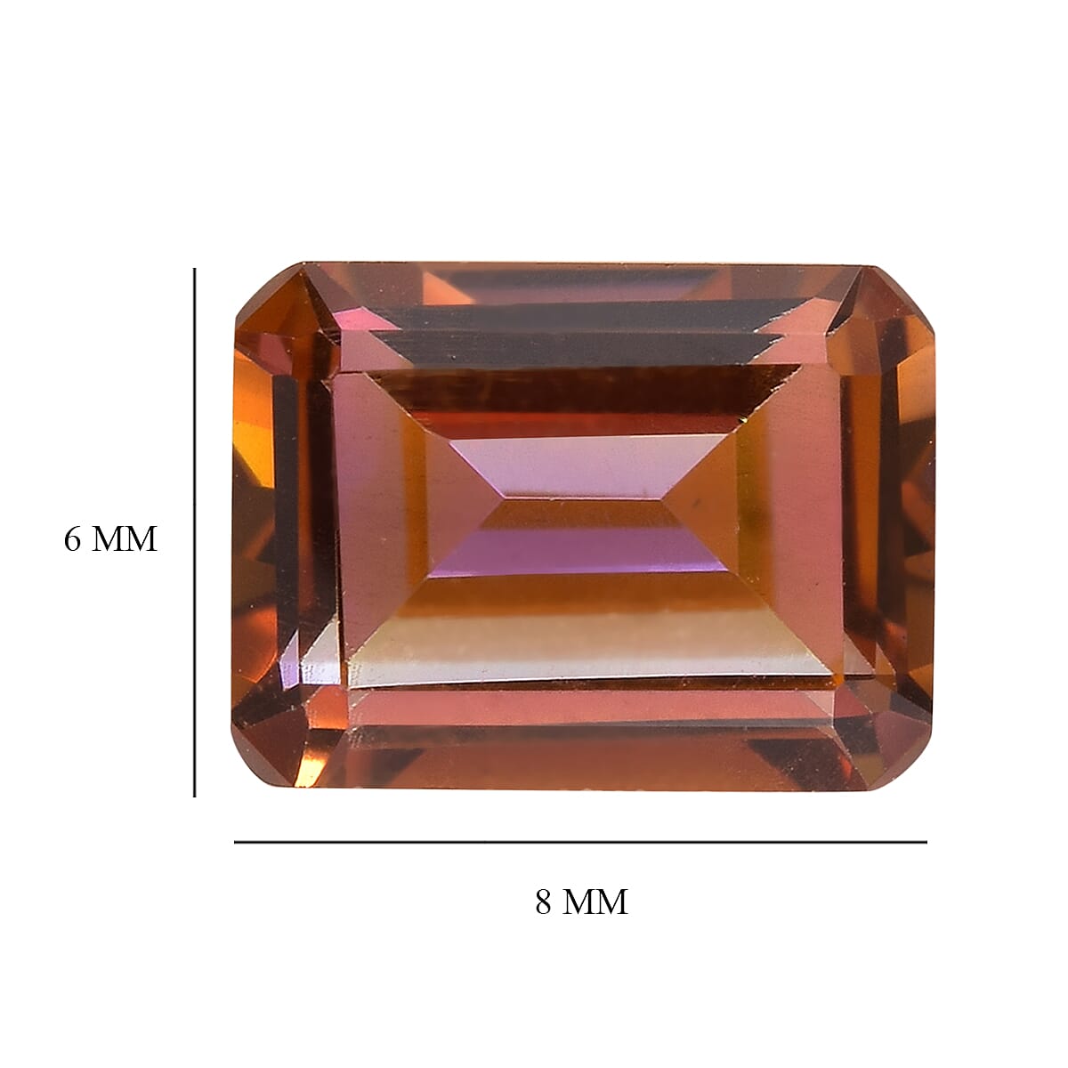 Twilight Mystic Quartz (Oct 8x6 mm) 1.38 ctw image number 3