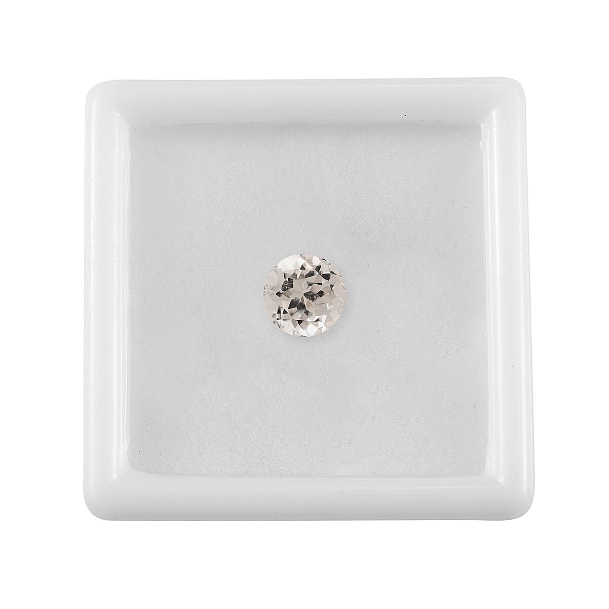 White Kunzite (Rnd 7 mm) 1.70 ctw | Loose Gem | Loose Gemstones | Loose Stones | Jewelry Stones image number 2