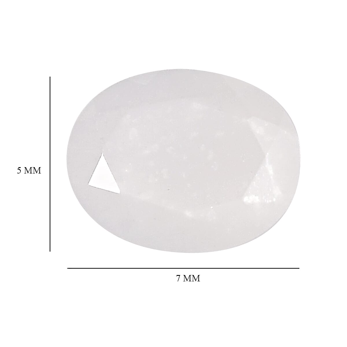 Sri Lankan Silver Moonstone (Ovl 10x8 mm) 1.90 ctw image number 3