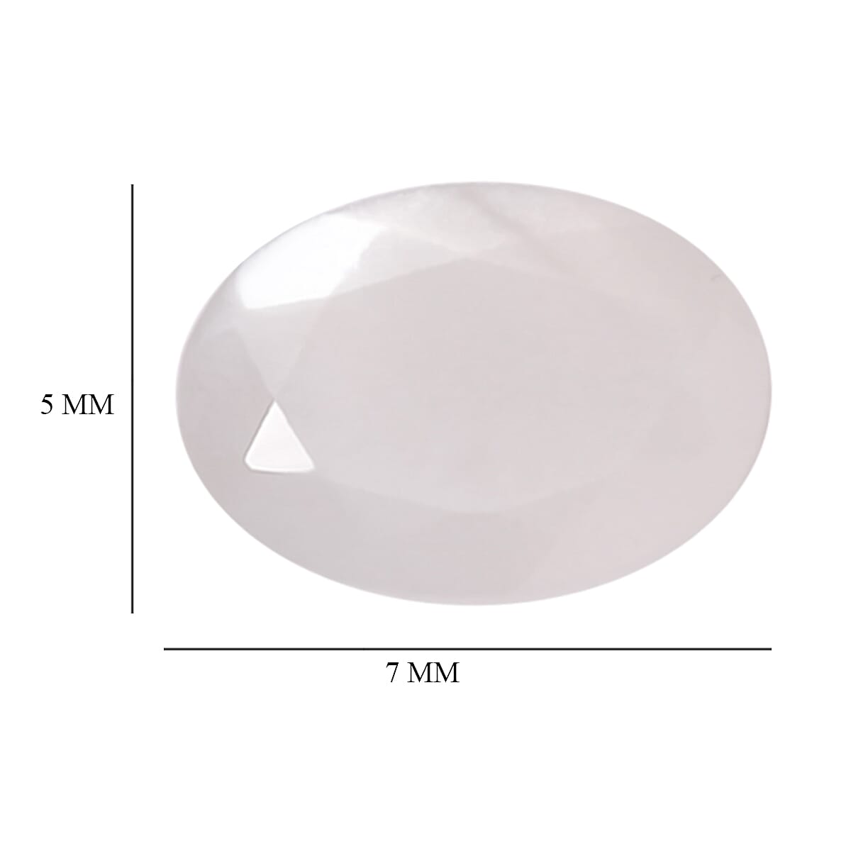 Sri Lankan Silver Moonstone (Ovl 7x5 mm) 0.54 ctw