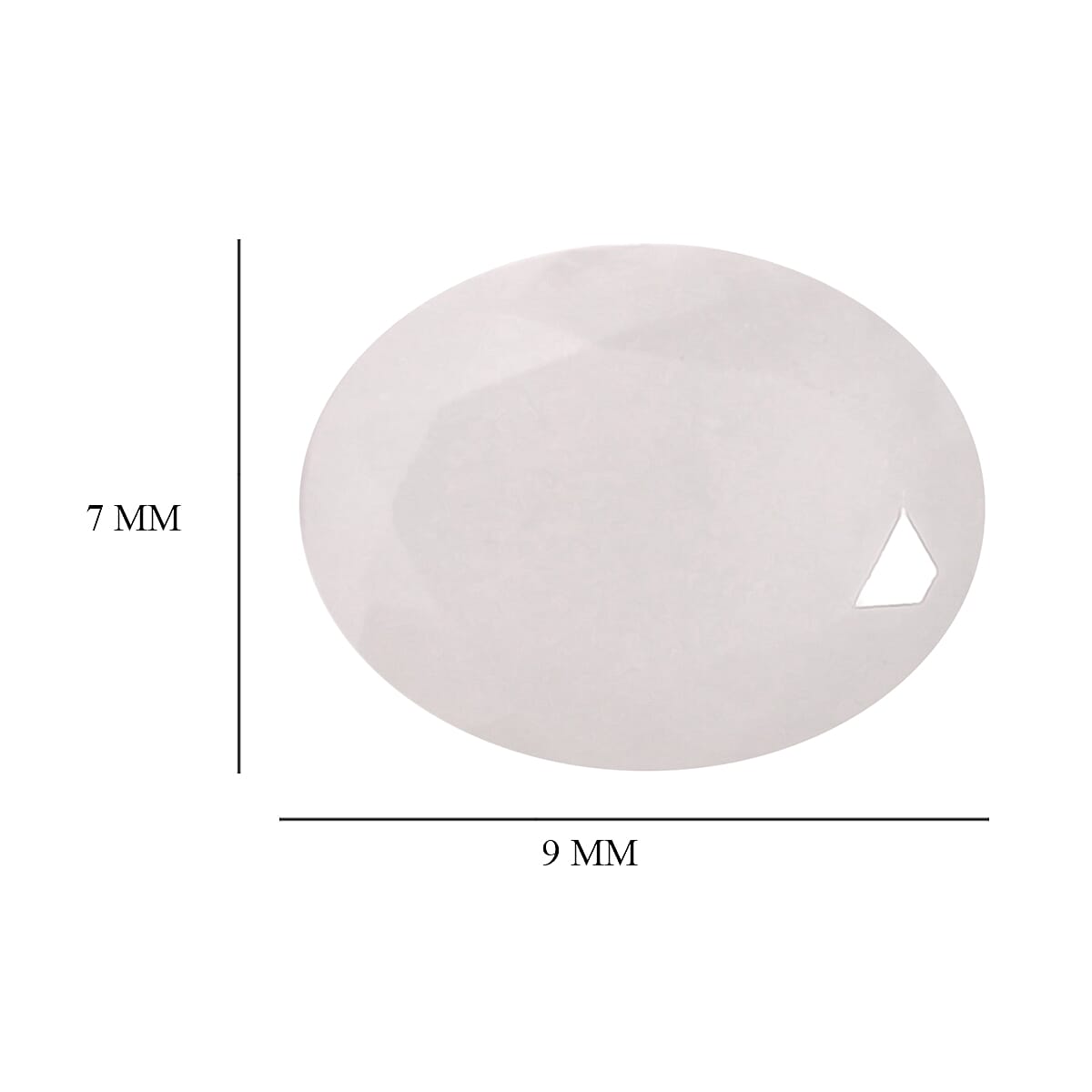 Sri Lankan Silver Moonstone (Ovl 9x7 mm) 1.32 ctw image number 3