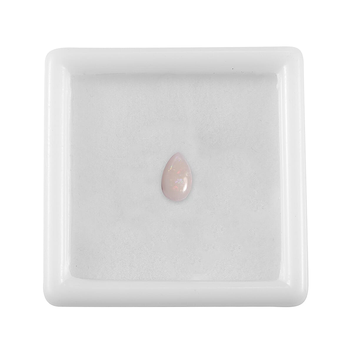Australian White Opal (Pear 8x5 mm) 0.38 ctw image number 2