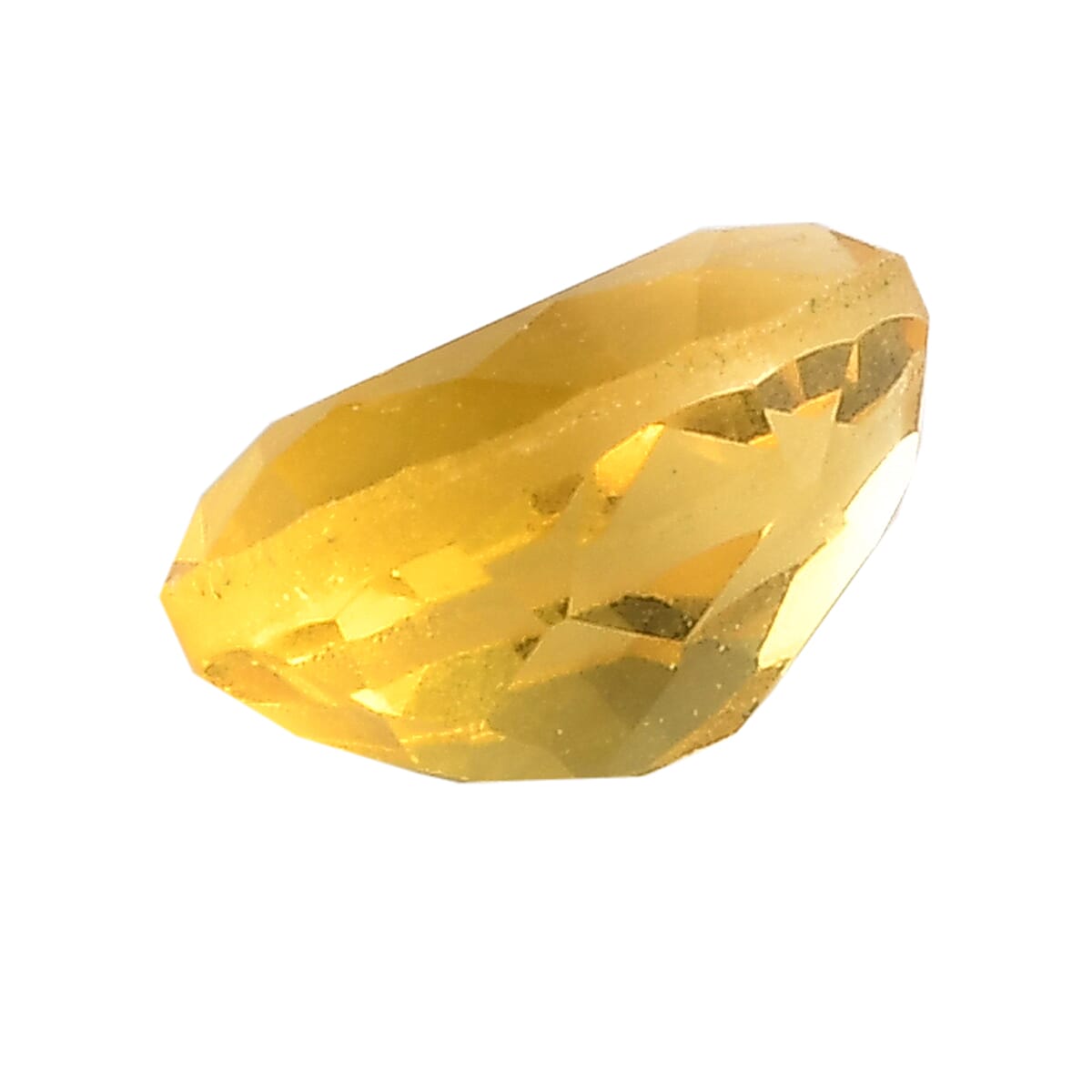 Canary Yellow Fluorite (Ovl 8x6 mm) 1.50 ctw image number 1