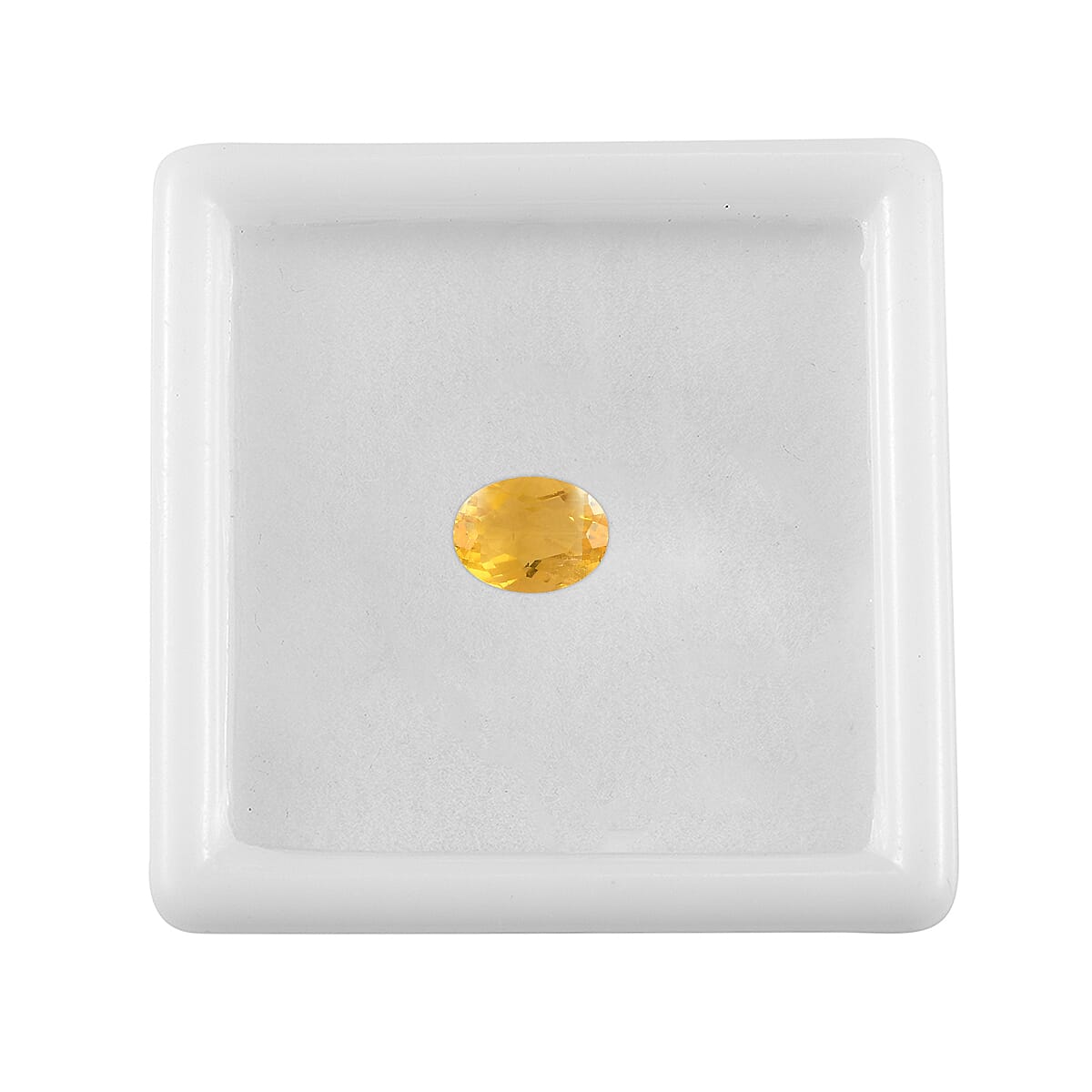 Canary Yellow Fluorite (Ovl 8x6 mm) 1.50 ctw image number 2
