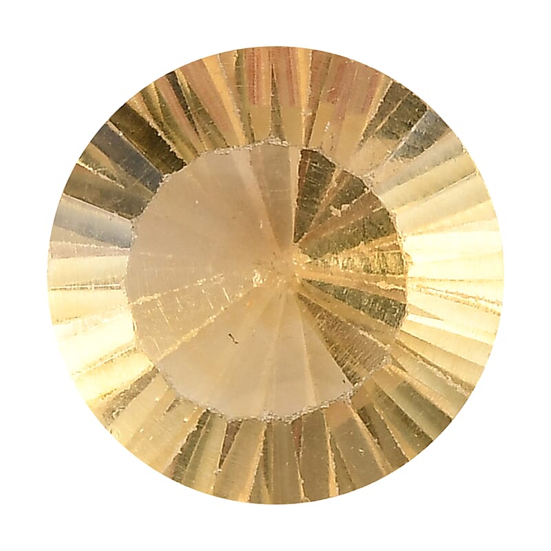 Canary Yellow Fluorite (Rnd 11 mm) 4.59 ctw Loose Gemstone