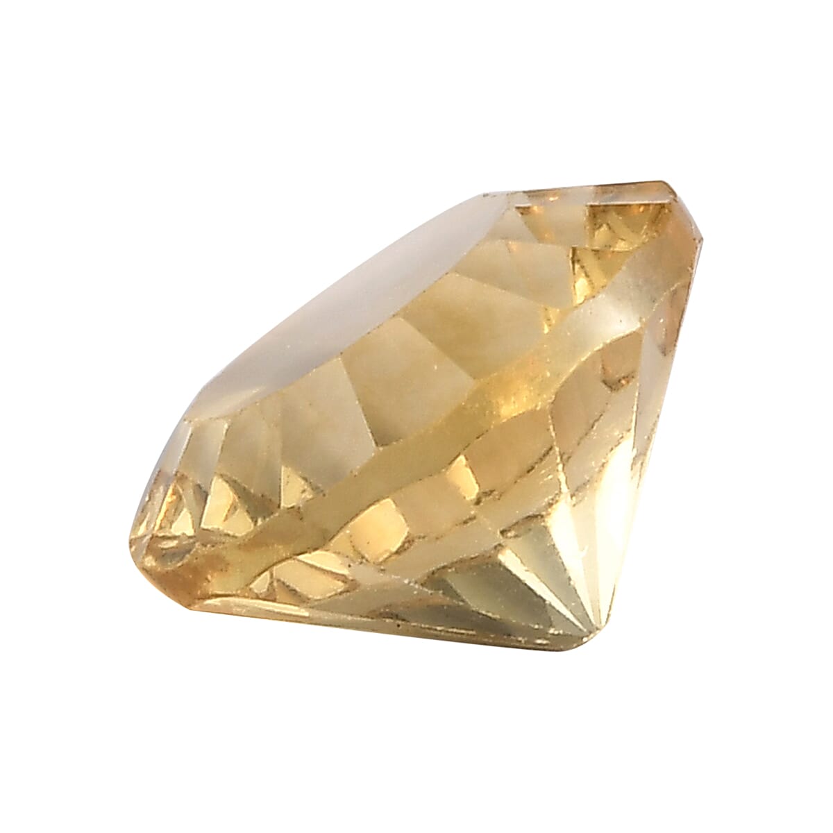 Canary Yellow Fluorite (Rnd 11 mm) 4.59 ctw Loose Gemstone