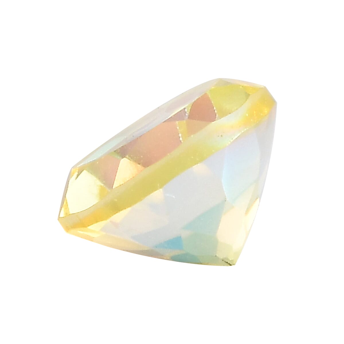 Yellow Mystic Quartz (Rnd 7 mm) 1.10 ctw | Loose Gem | Loose Gemstones | Loose Stones | Jewelry Stones image number 1