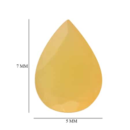 Yellow Opal (Pear 7x5 mm) 0.36 ctw image number 3