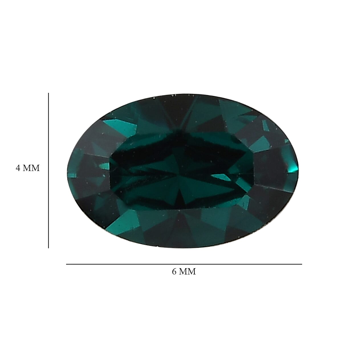 Emerald Crystal (Ovl 6x4 mm) 0.40 ctw