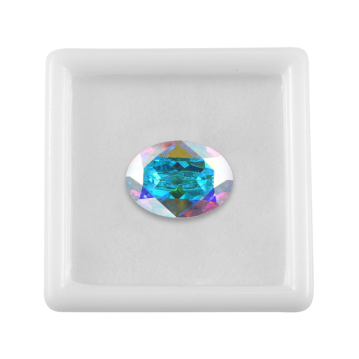 Aurora Borealis Crystal (Ovl 14x10 mm) 5.34 ctw image number 2