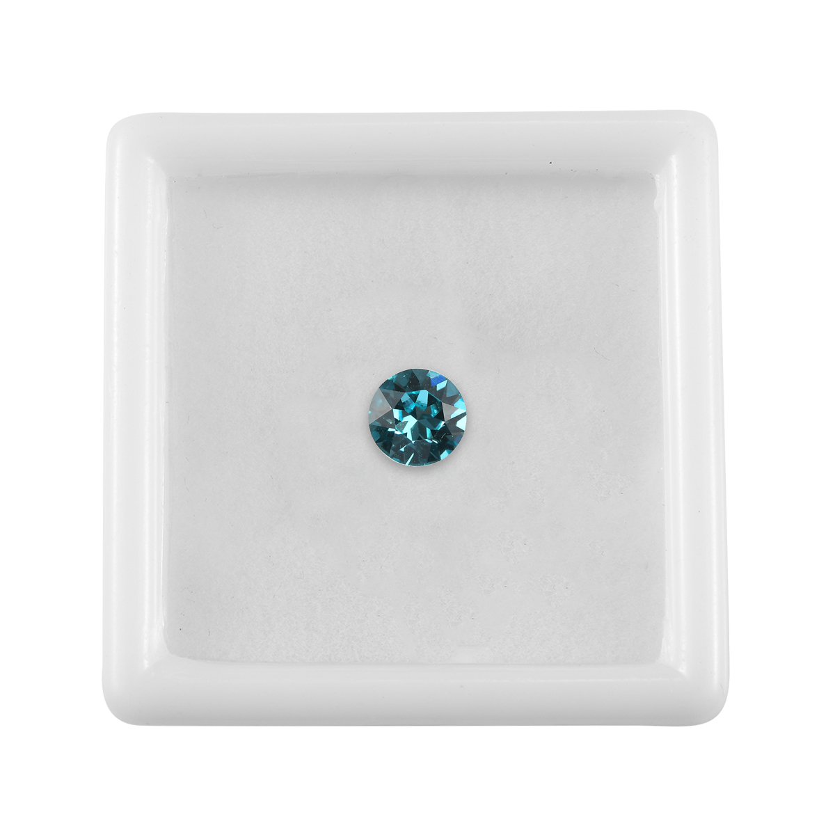 Light Turquoise Crystal (Rnd 6.25 mm) 0.72 ctw