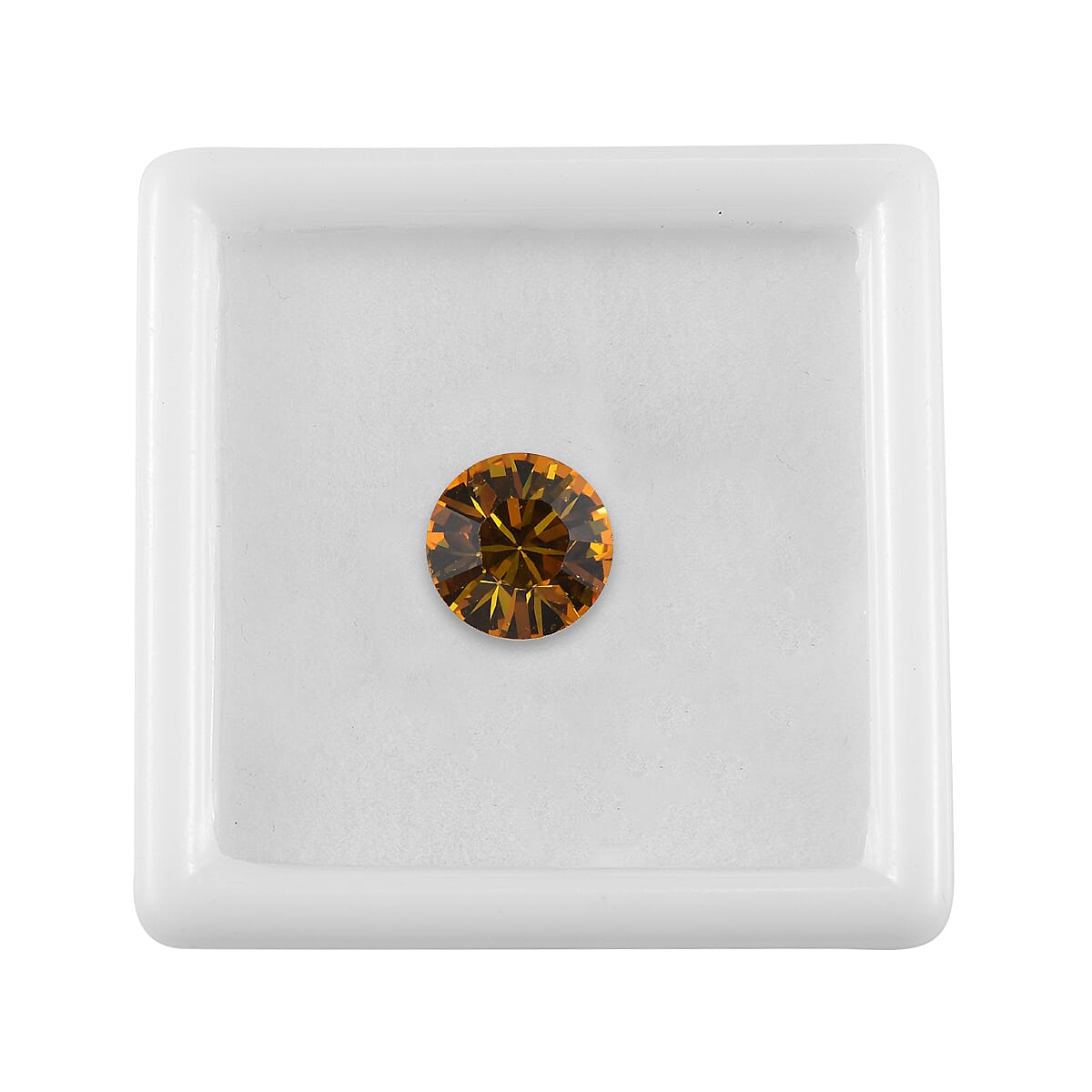 Sunflower Crystal (Rnd 7 mm) 1.29 ctw | Loose Gem | Loose Gemstones | Loose Stones | Jewelry Stones image number 2