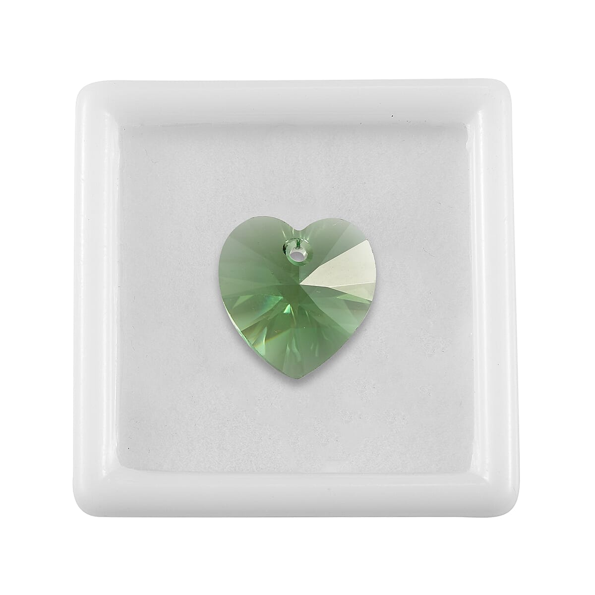 Erinite Crystal (Hrt 14 mm) 6.81 ctw , Loose Gem , Loose Gemstones , Loose Stones , Jewelry Stones image number 2