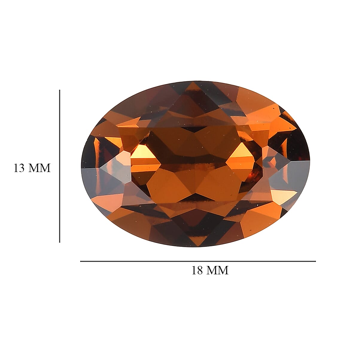 Smoked Topaz Crystal (Ovl 18x13 mm) 10.01 ctw image number 3