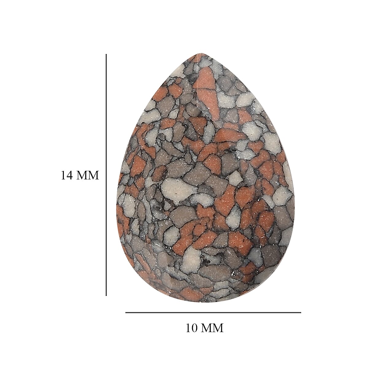 MRB TERRAC Crystal (Pear 14x10 mm) 3.74 ctw image number 3