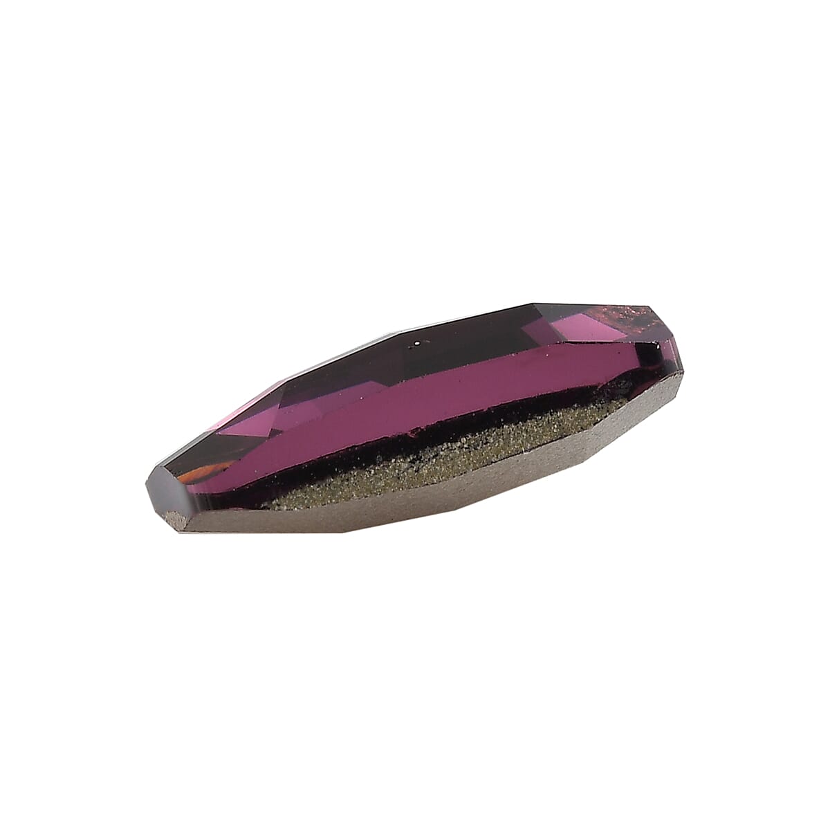 Foilback Amethyst Crystal (Bgt 12x6 mm) 2.68 ctw image number 1