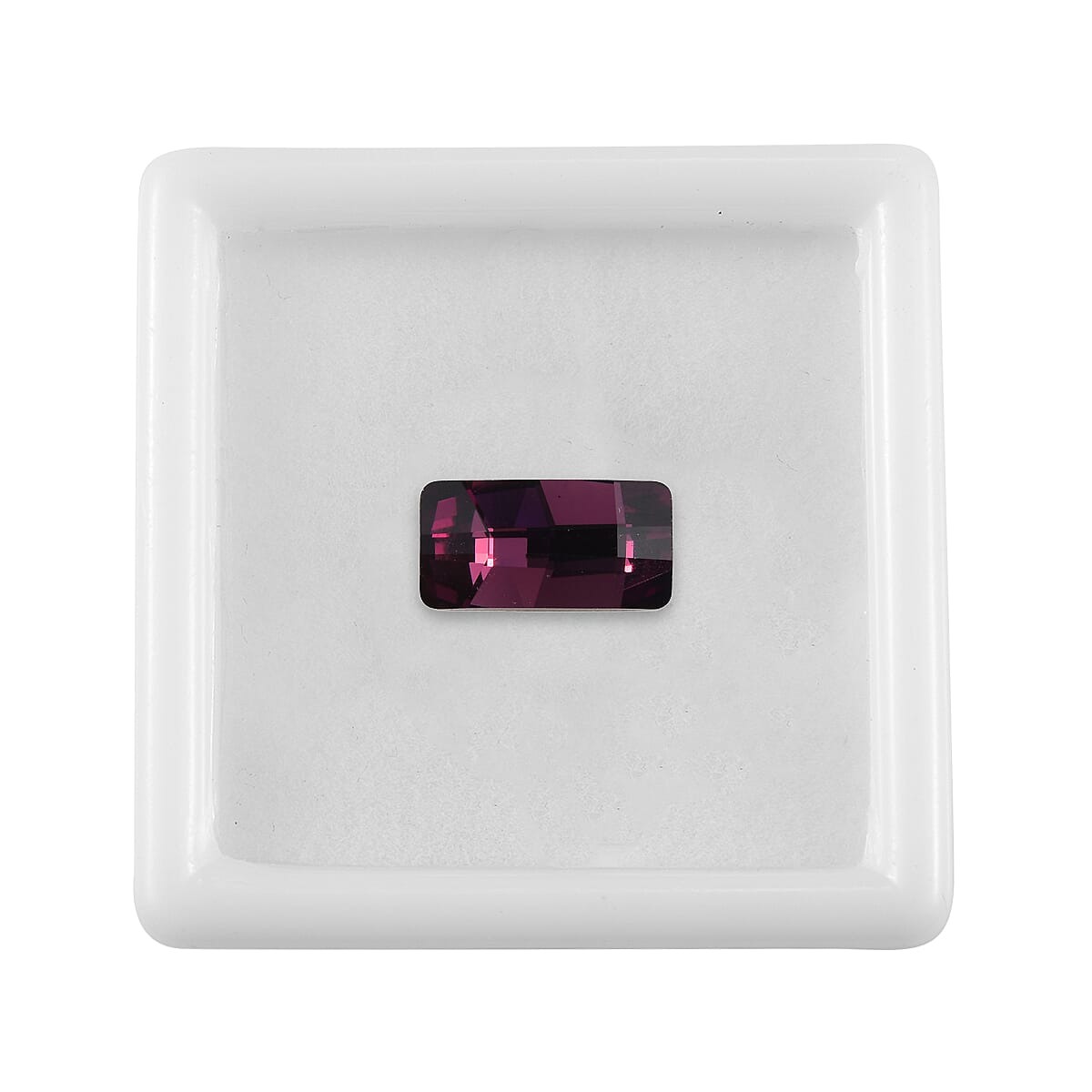 Foilback Amethyst Crystal (Bgt 12x6 mm) 2.68 ctw image number 2