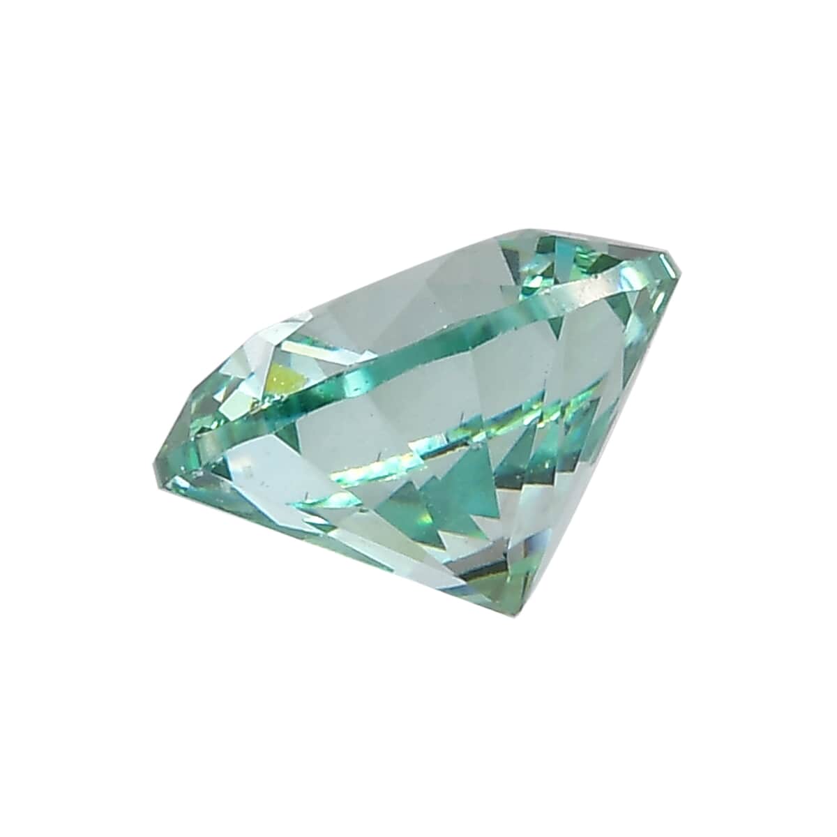 Buy Finest Fancy Light Green CZ (Rnd 6.5 mm) 1.81 ctw at ShopLC.