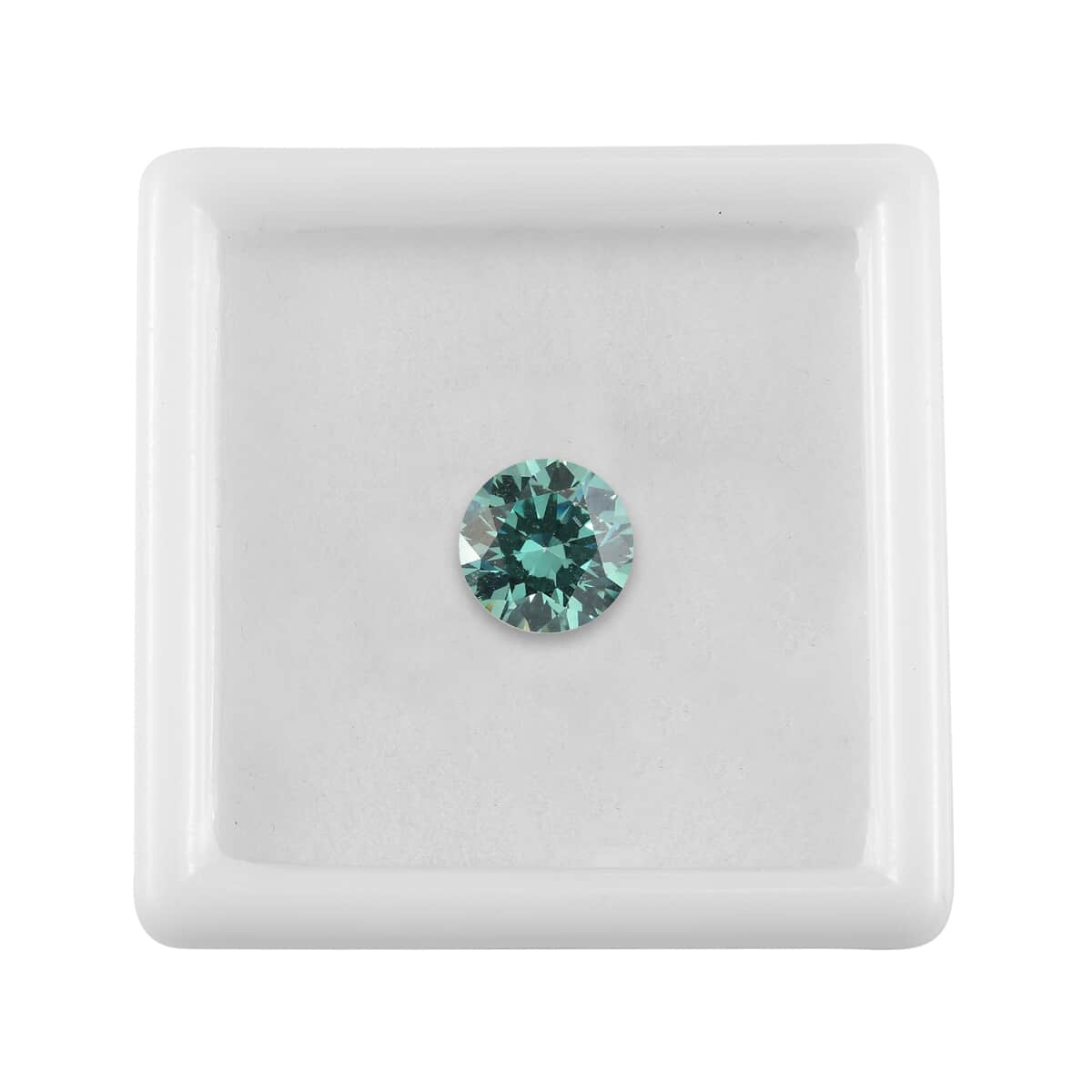 Buy Finest Fancy Light Green CZ (Rnd 6.5 mm) 1.81 ctw at ShopLC.