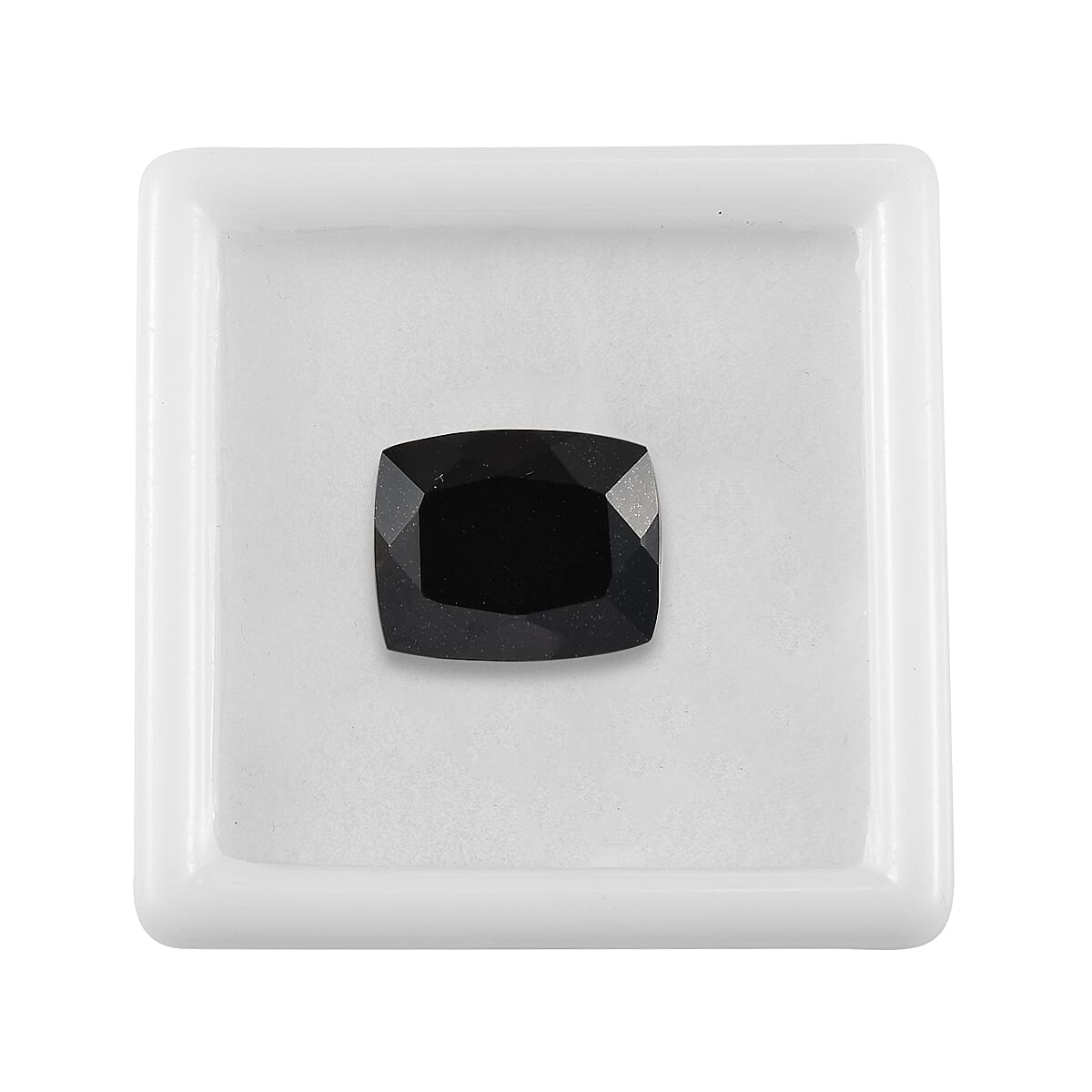 Thai Black Spinel (Cush 11x9 mm) 3.99 ctw image number 2