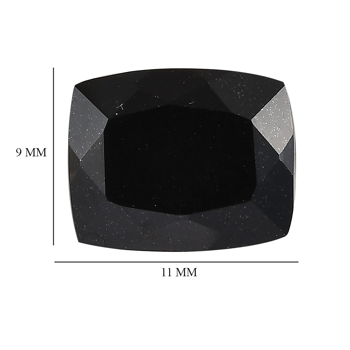 Thai Black Spinel (Cush 11x9 mm) 3.99 ctw image number 3