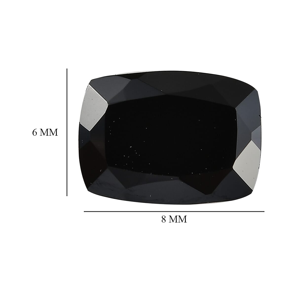 Thai Black Spinel (Cush 8x6 mm) 1.60 ctw image number 3