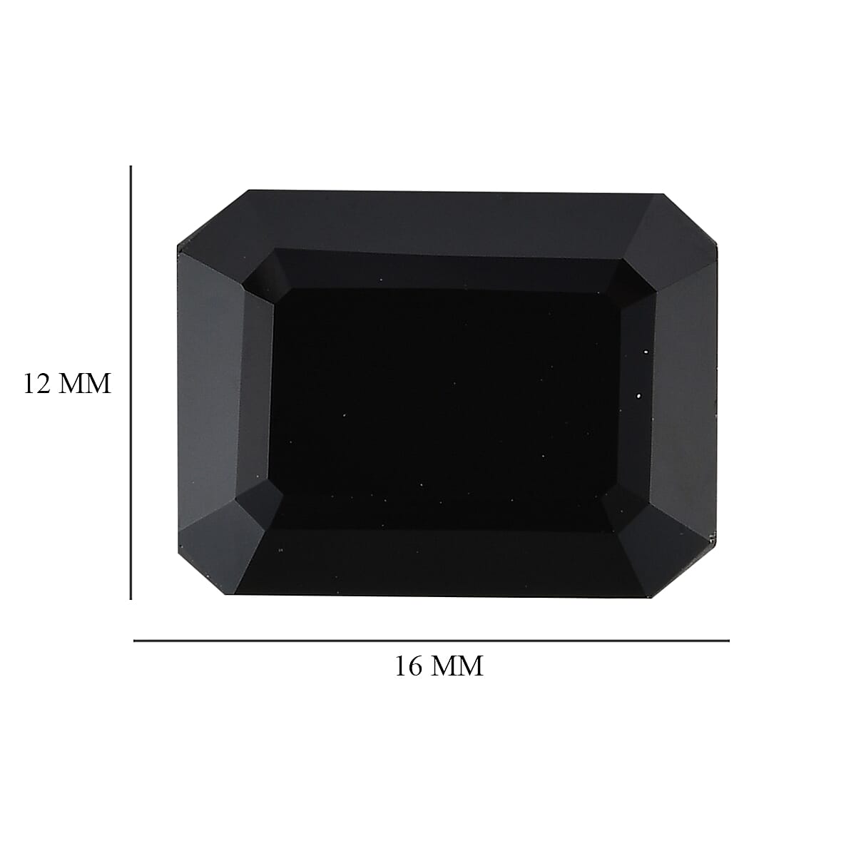 Thai Black Spinel (Oct 16x12 mm) 10.27 ctw image number 3