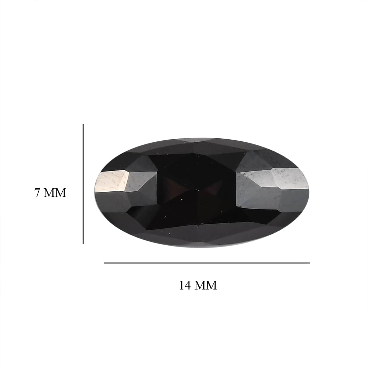 Thai Black Spinel (Ovl 14x7 mm) 2.85 ctw image number 3