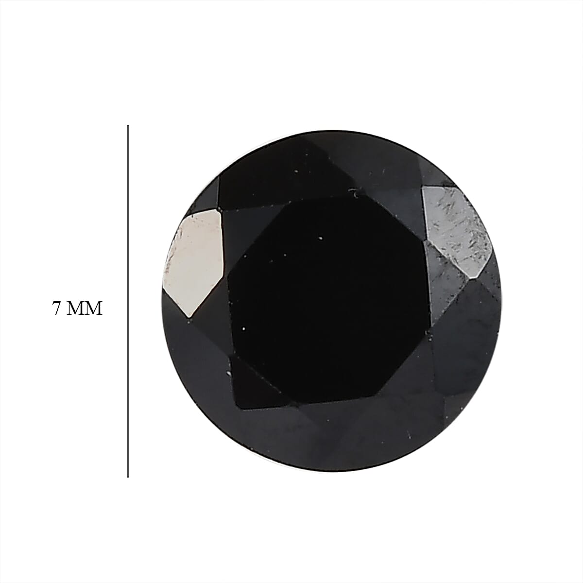 Thai Black Spinel (Rnd 7 mm) 1.52 ctw image number 3