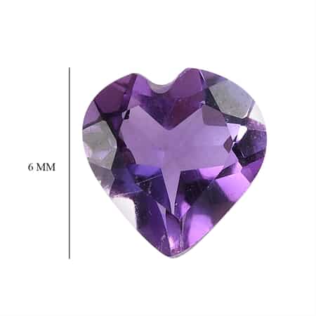 AA Bolivian Amethyst (Hrt 6 mm) 0.55 ctw image number 3