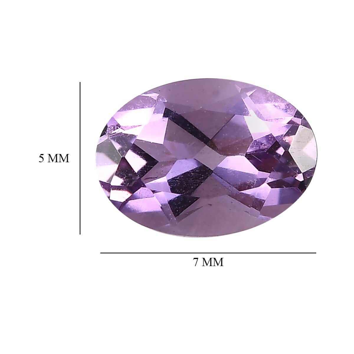 AA Bolivian Amethyst (Ovl 7x5 mm) 0.60 ctw image number 3