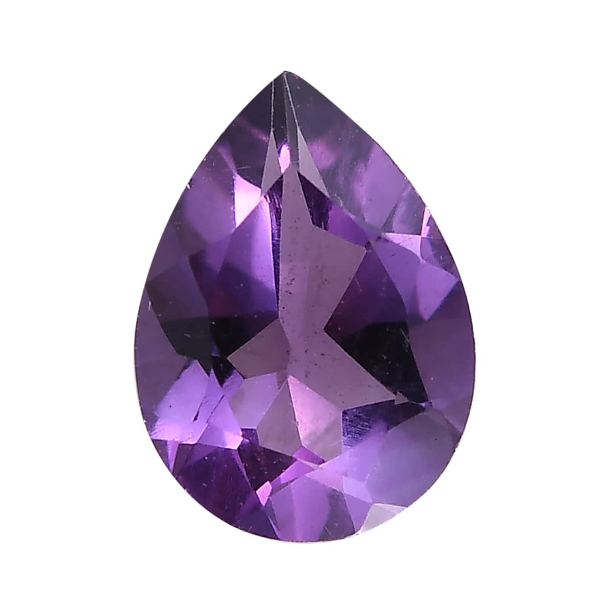 AA Bolivian Amethyst (Pear 7x5 mm) 0.51 ctw image number 0