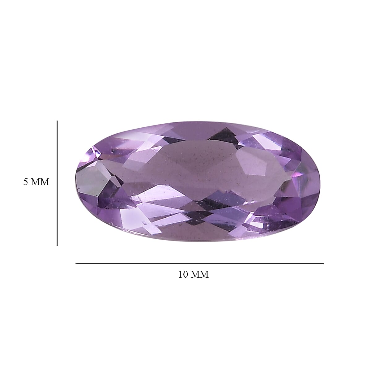Rose De France Amethyst Set of 2 (Ovl 10x5 mm) 2.16 ctw Loose Gemstone