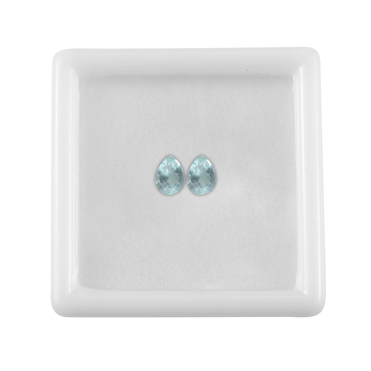 Grandidierite Set of 2 (Pear 4X3 mm) 0.23 ctw