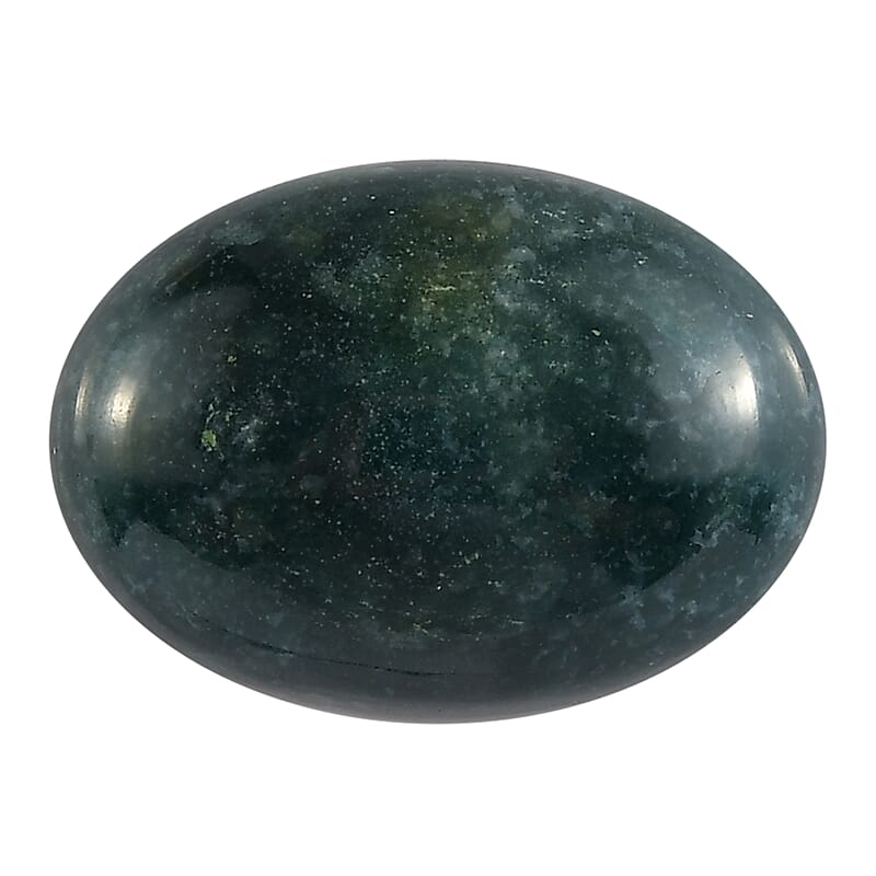 Moss Agate (Ovl 18x13 mm) 11.48 ctw , Loose Gem , Loose Gemstones , Loose Stones , Jewelry Stones