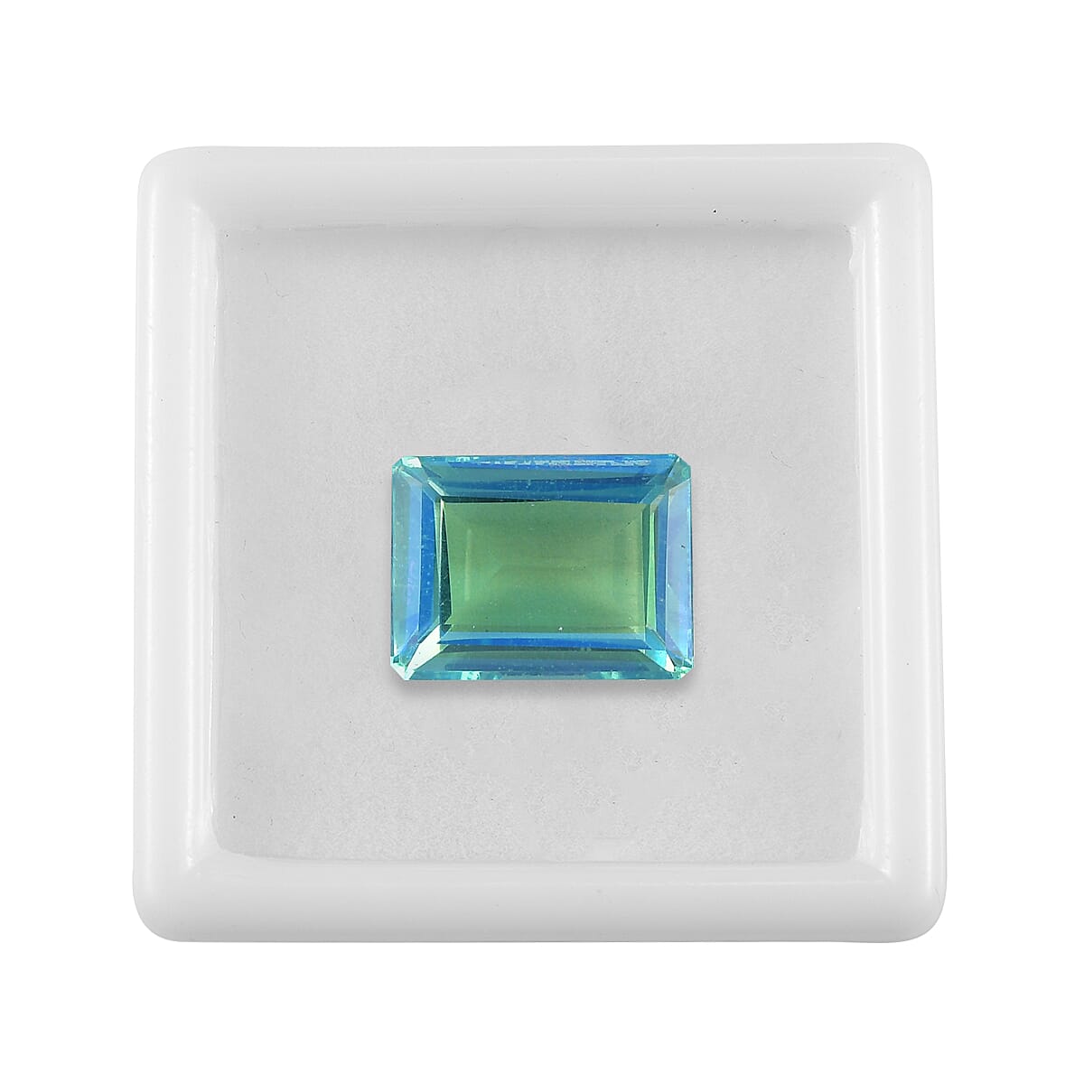 Peacock Quartz (Triplet) (Oct 16x12 mm) 10.80 ctw image number 2