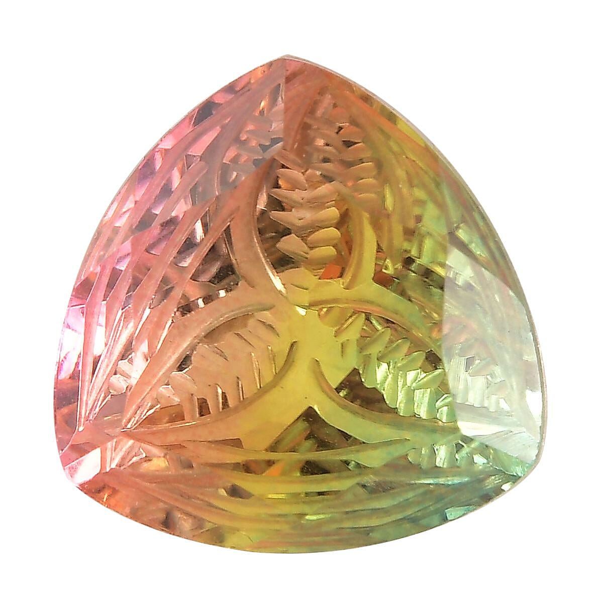 Rainbow Genesis Quartz (Triplet) (Trl 12 mm) 6.57 ctw