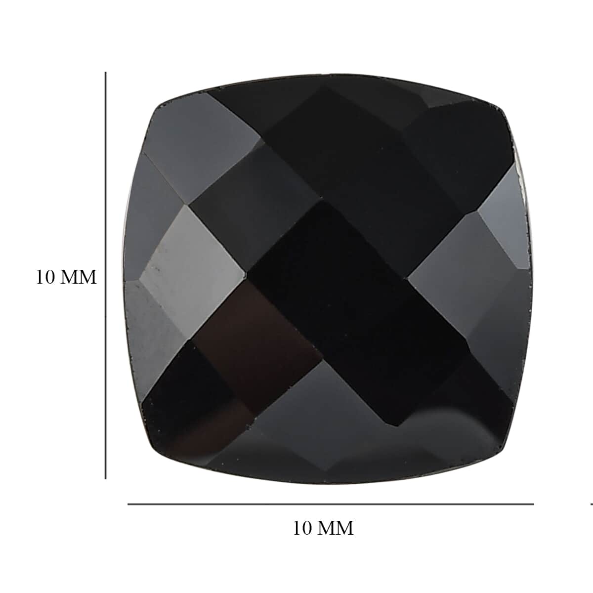 Natural Thai Black Spinel (Cush 10x10 mm) 5.02 ctw image number 3