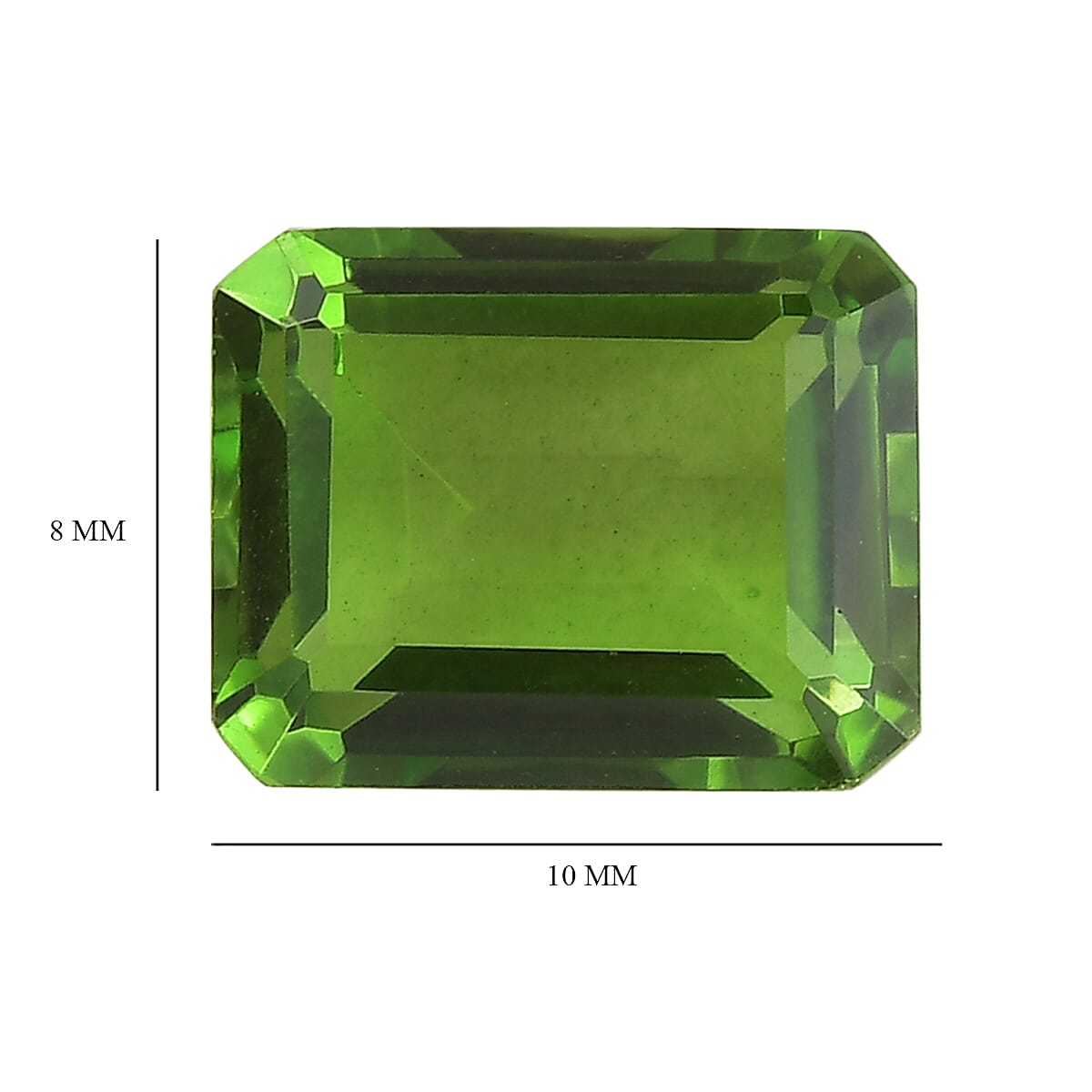 Chartreuse Quartz (Triplet) (Oct 10x8 mm) 3.38 ctw image number 3