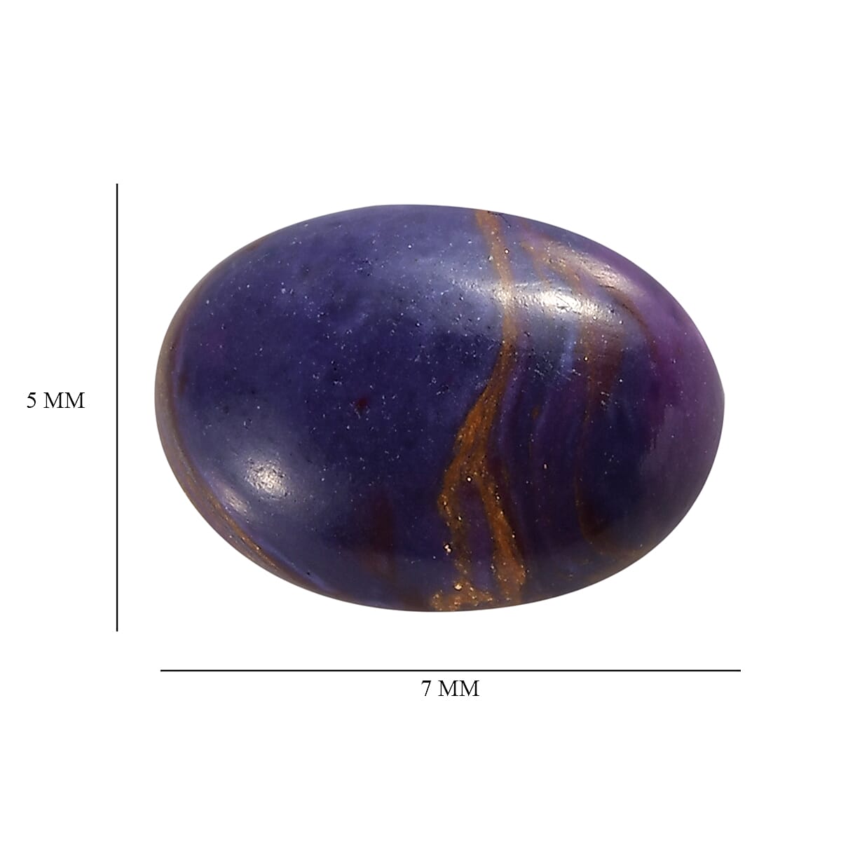 Mojave Purple Turquoise (Ovl 7x5 mm) 0.68 ctw image number 3