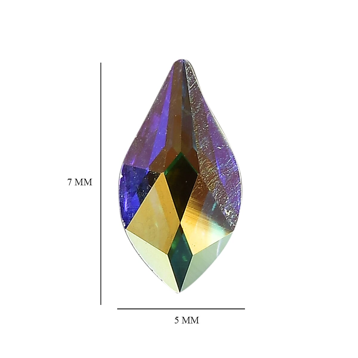 Aurora Borealis Crystal (Fancy 7x5 mm) 0.26 ctw image number 3