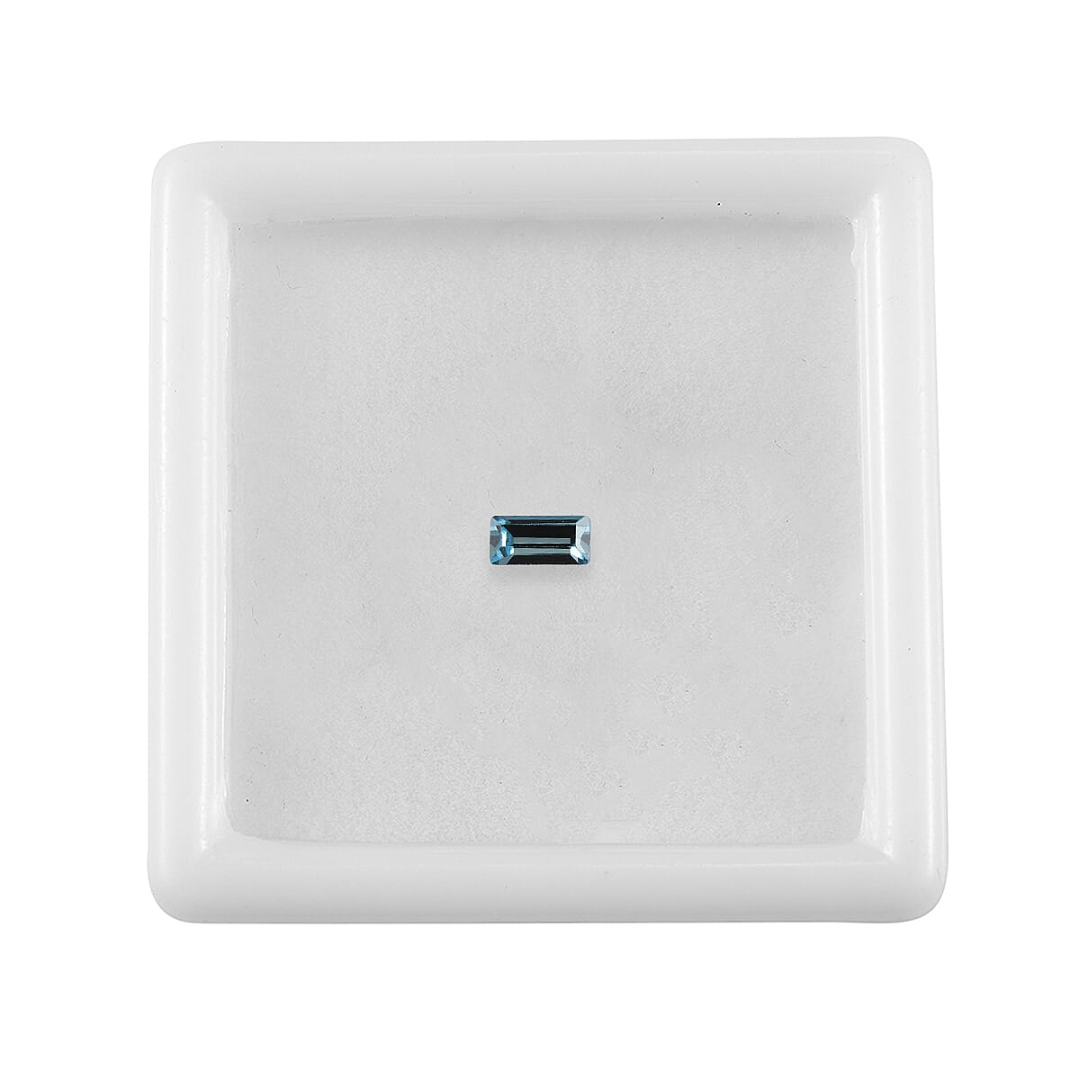 Aquamarine Color Crystal (Bgt 5x2.5 mm) 0.16 ctw
